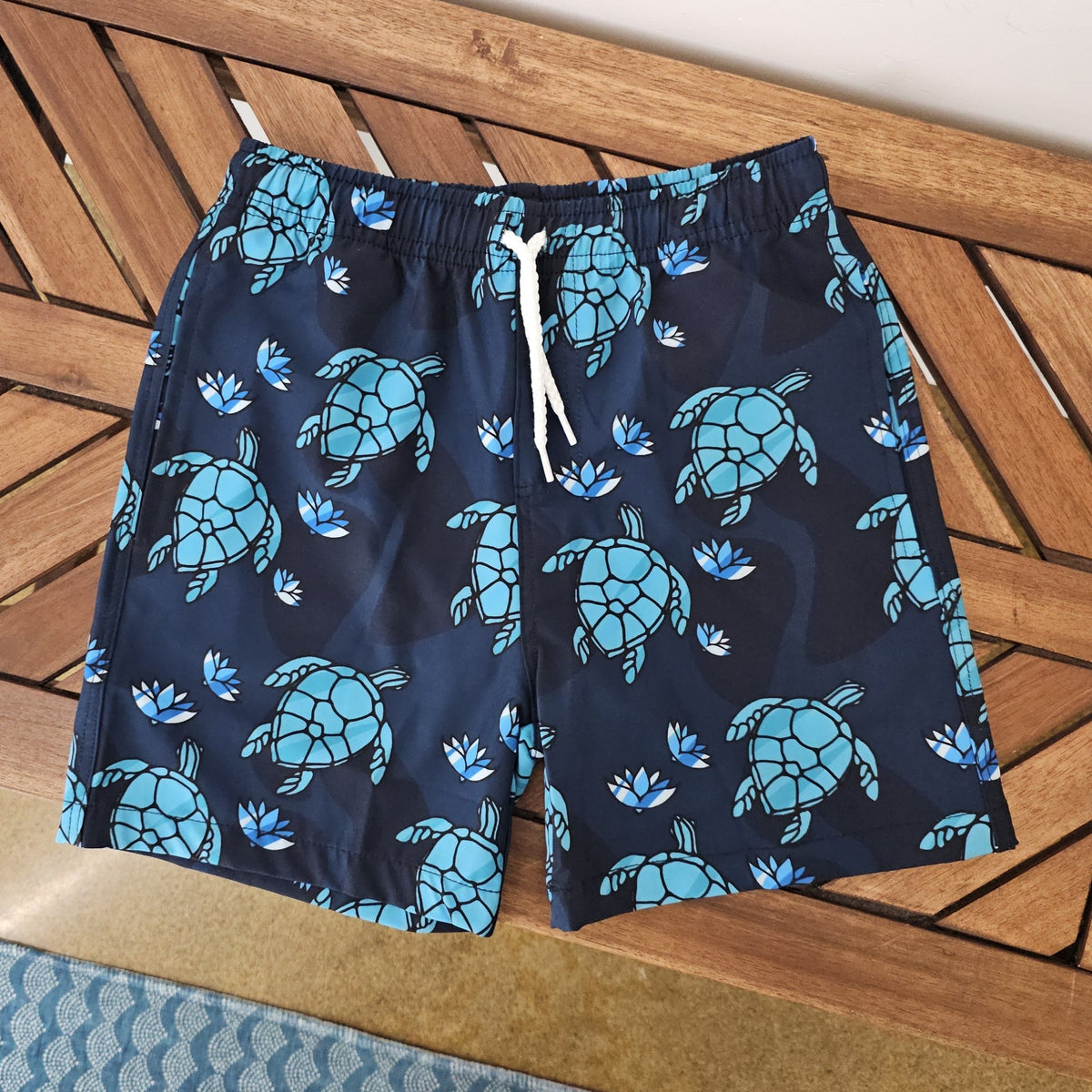 Millie Loves Lily Boys Swim Trunks -  Sea Turtles