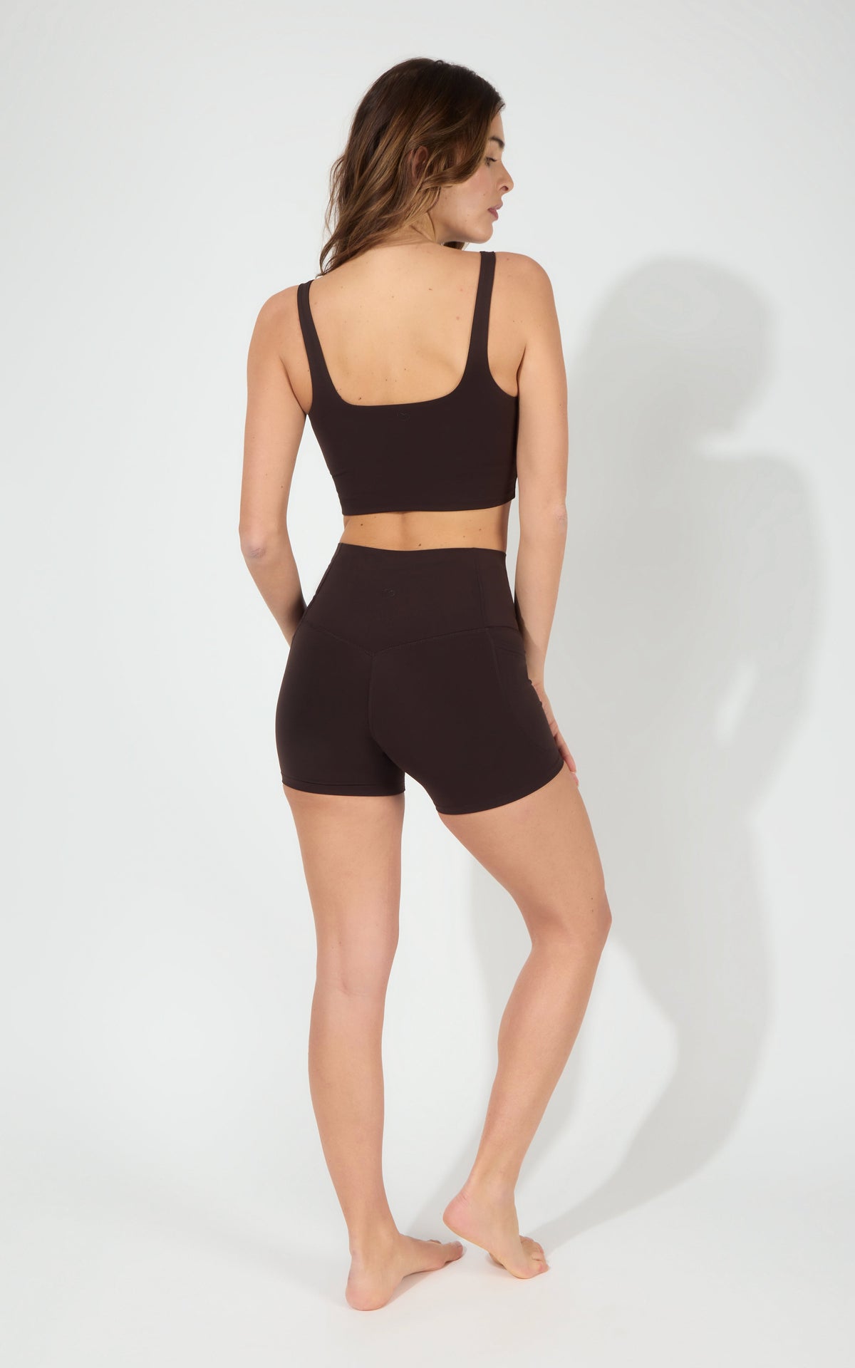 90 Degree by Reflex Nux Sabrina Bra Tank & 5" No Front Seam Short Set