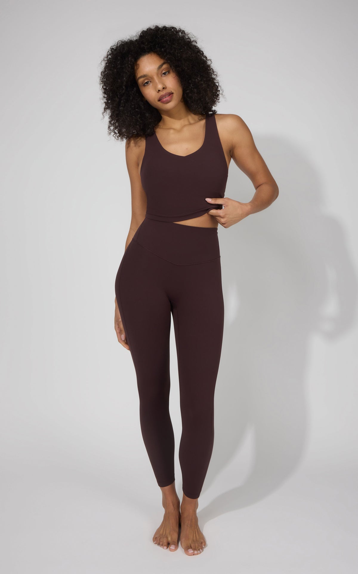 90 Degree by Reflex Everyday Serene Tank & Flexvi Ankle Tight Set