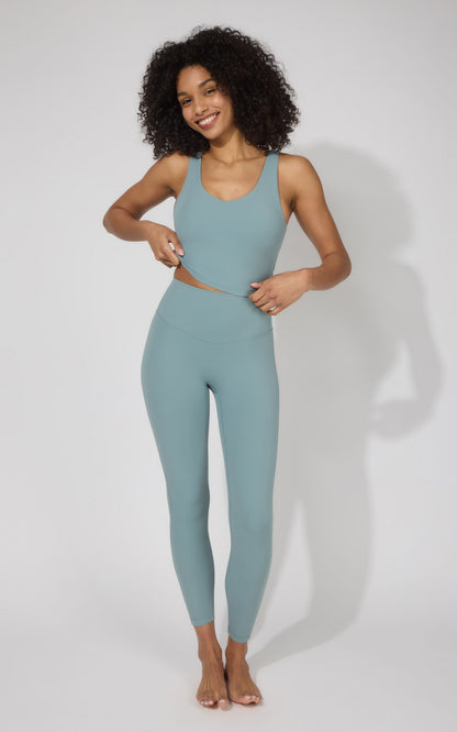 90 Degree by Reflex Everyday Serene Tank & Flexvi Ankle Tight Set