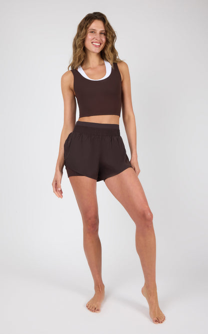 90 Degree by Reflex Lux Veda Tank & 2 in 1 Running Short Set