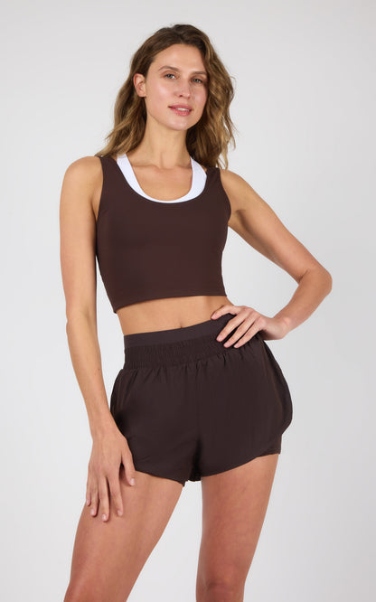 90 Degree by Reflex Lux Veda Tank & 2 in 1 Running Short Set