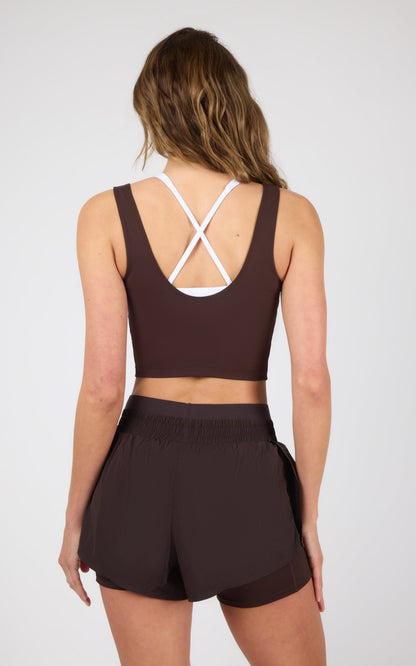 90 Degree by Reflex Lux Veda Tank & 2 in 1 Running Short Set