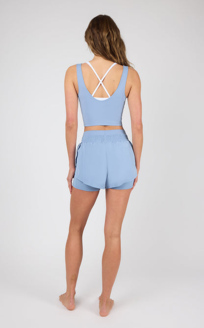 90 Degree by Reflex Lux Veda Tank & 2 in 1 Running Short Set