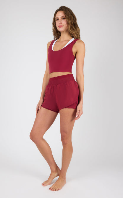 90 Degree by Reflex Lux Veda Tank & 2 in 1 Running Short Set