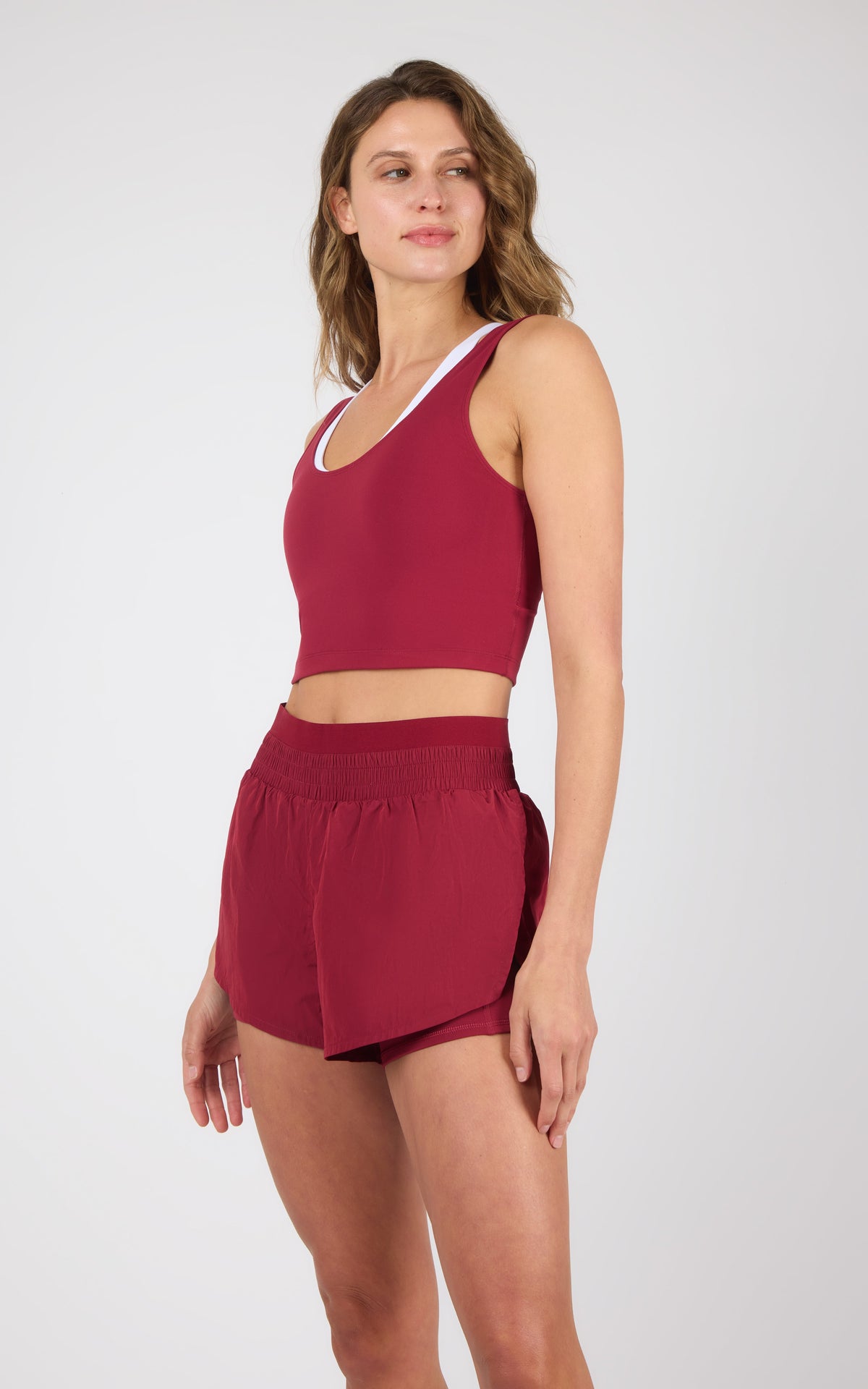 90 Degree by Reflex Lux Veda Tank & 2 in 1 Running Short Set