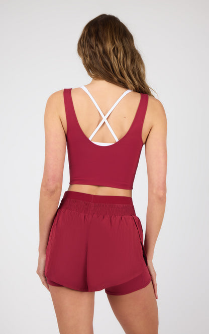 90 Degree by Reflex Lux Veda Tank & 2 in 1 Running Short Set