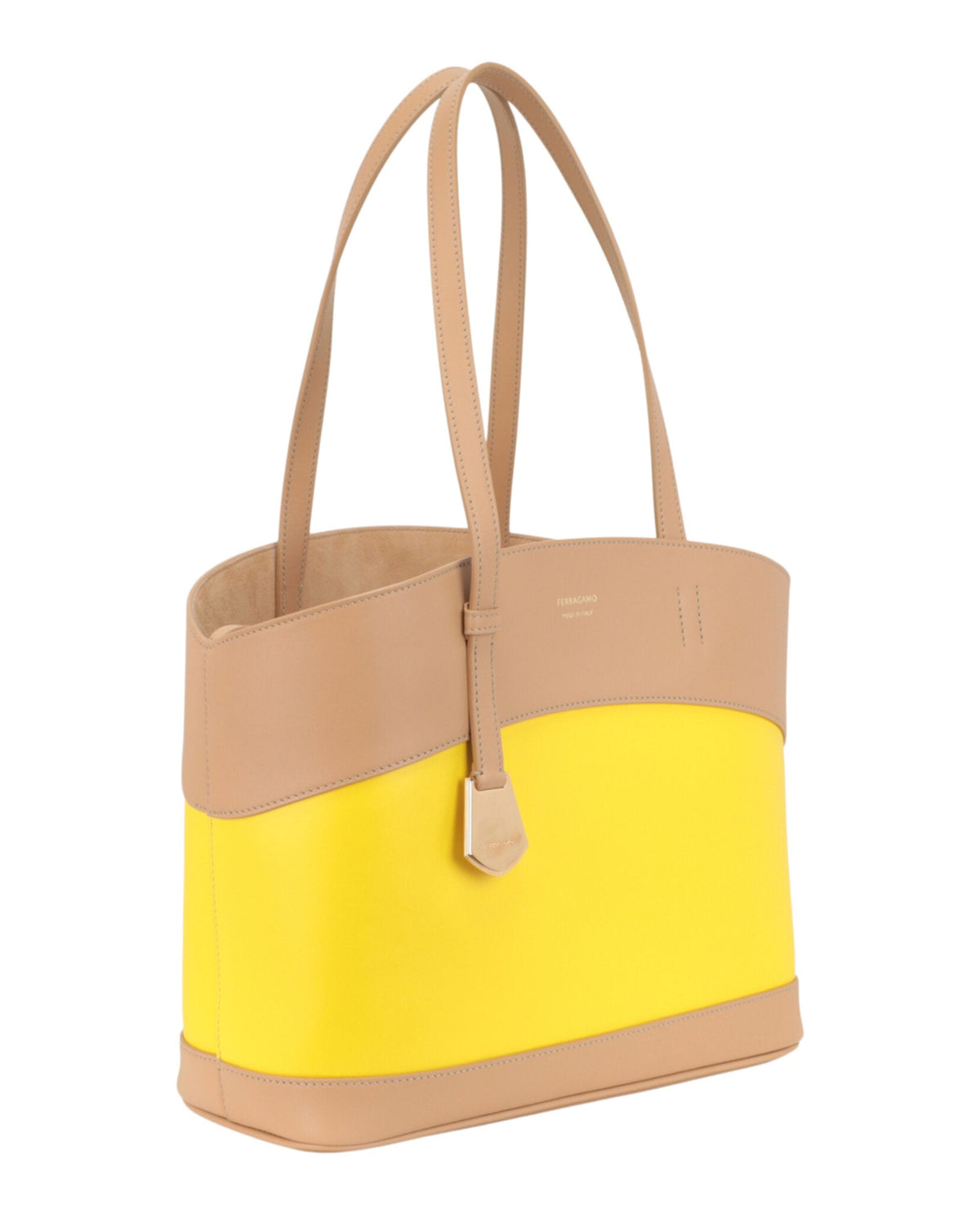 Ferragamo Charming Meduim Leather Tote Bag
