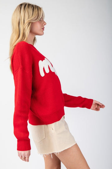 ✨Merry Vibes Dolman Sleeve Knit Pullover Sweater (Final Days: Big Savings!!!)