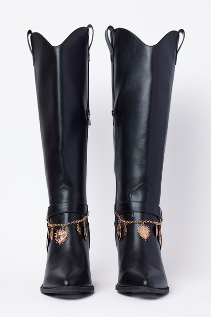 Cattle Black Charm Cowboy Boots