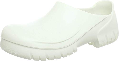 Birkenstock Unisex A640 Steel Toe Polyurethane White