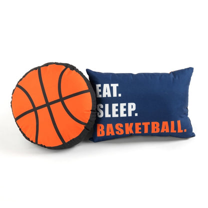 Basketball Game Reversible Quilt Set