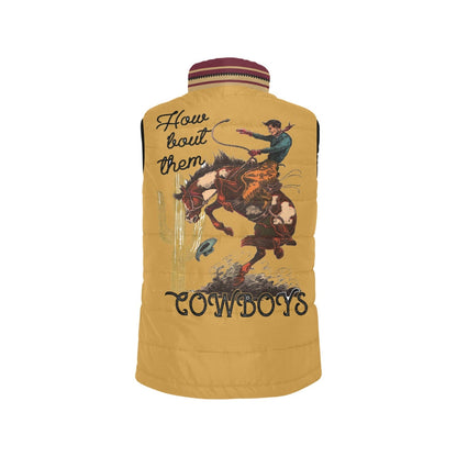 Baha Ranch How Bout Them Cowboys Serape Women's Western Puffy Vest