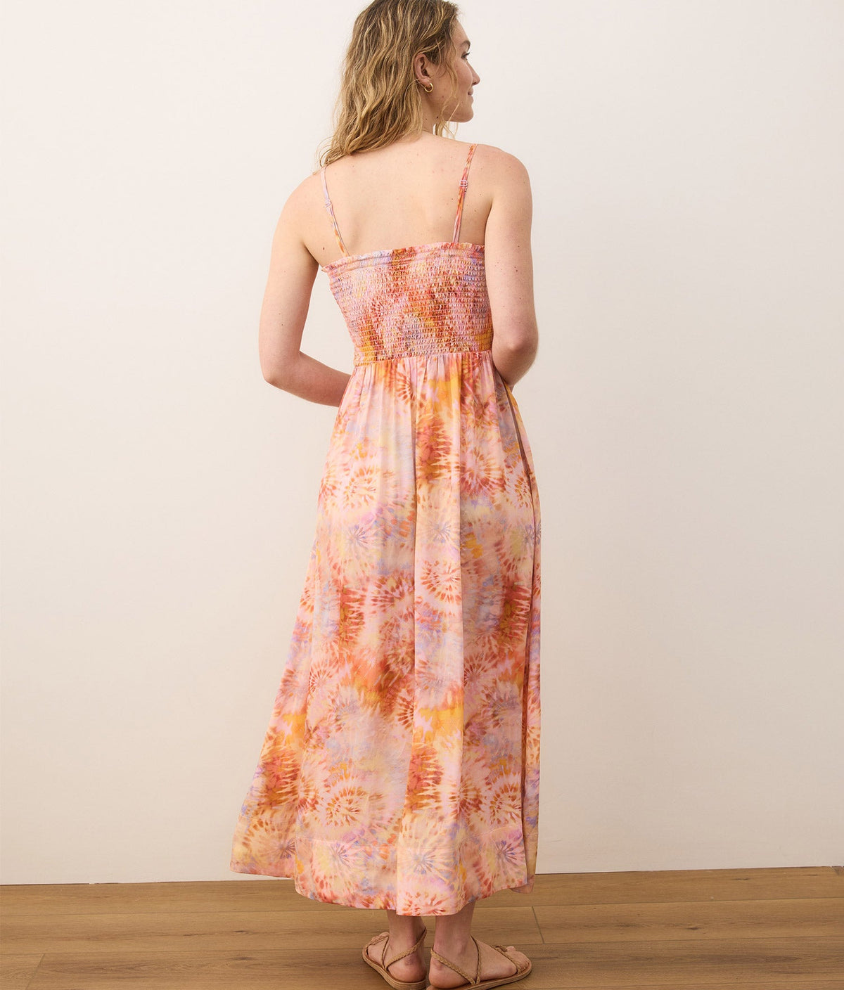 Sutton Strapless Maxi Dress (Tie Dye)