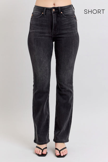 Black High Waist Tummy Control Bootcut - 3 Lengths