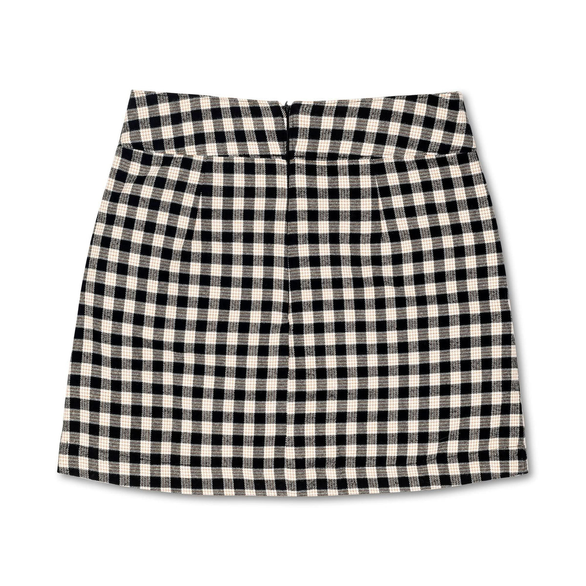 Flannel Mini Skirt