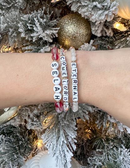 Elevated Faith Selah Letter Bracelet