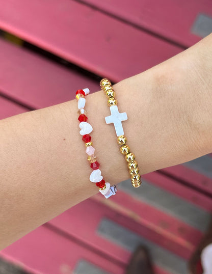 Elevated Faith Heart of God Letter Bracelet