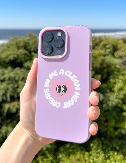 Elevated Faith Create in Me a Clean Heart Phone Case