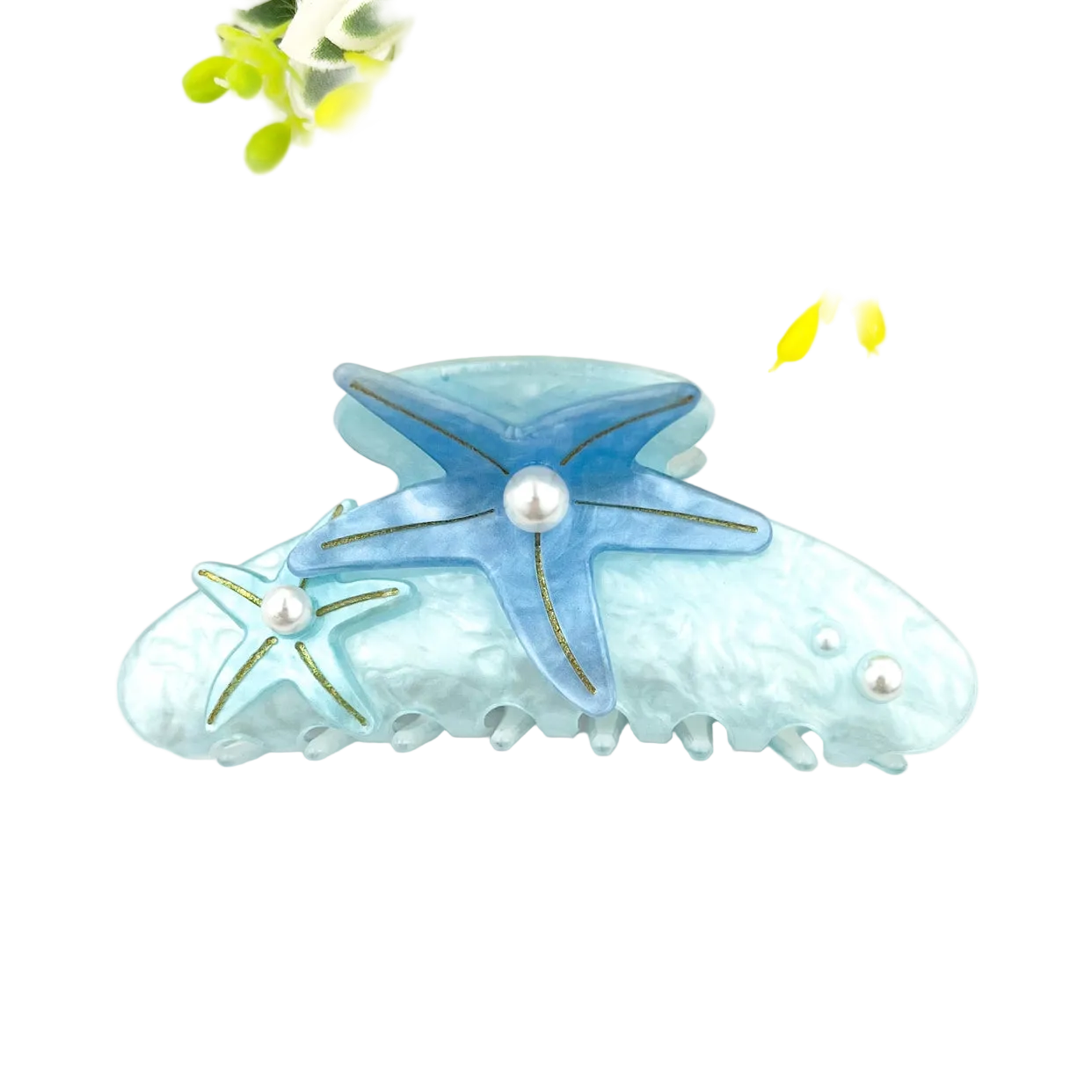 SSR Acetate Pearl Large Starfish Claw Clip