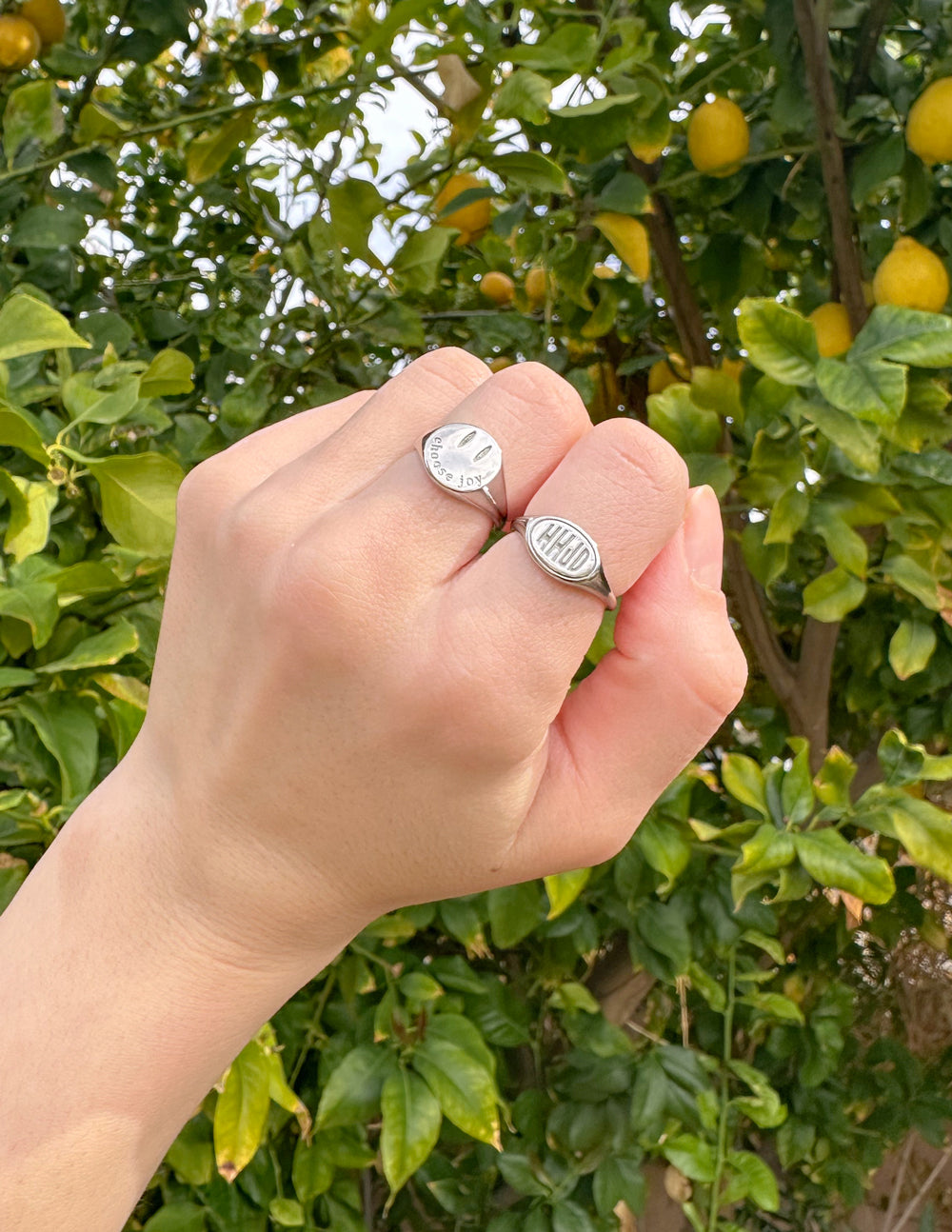 Elevated Faith Silver Choose Joy Ring