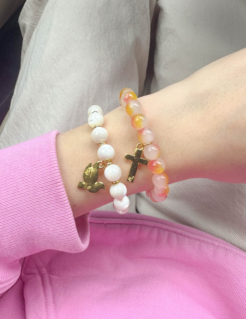 Elevated Faith Cross Charm Bracelet