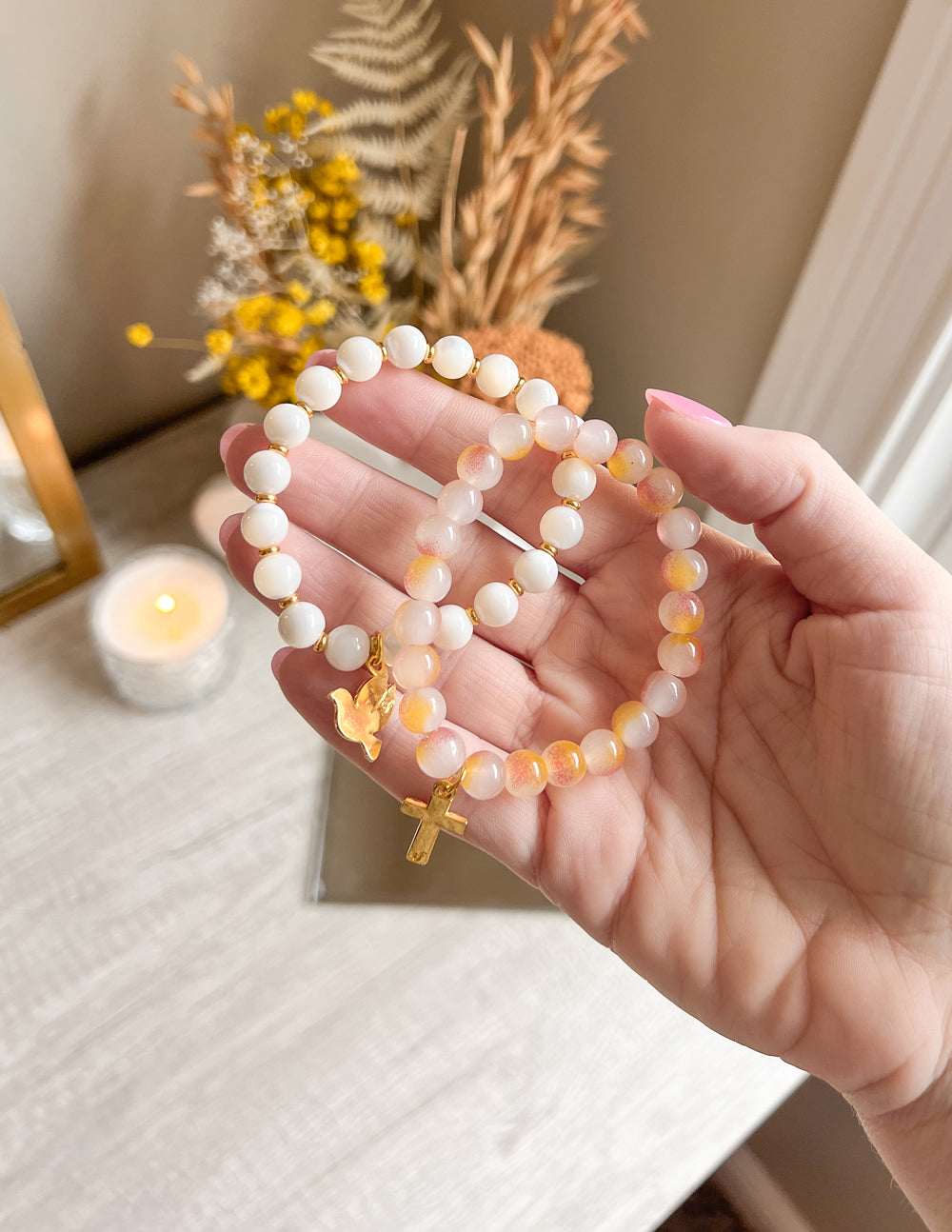 Elevated Faith Cross Charm Bracelet