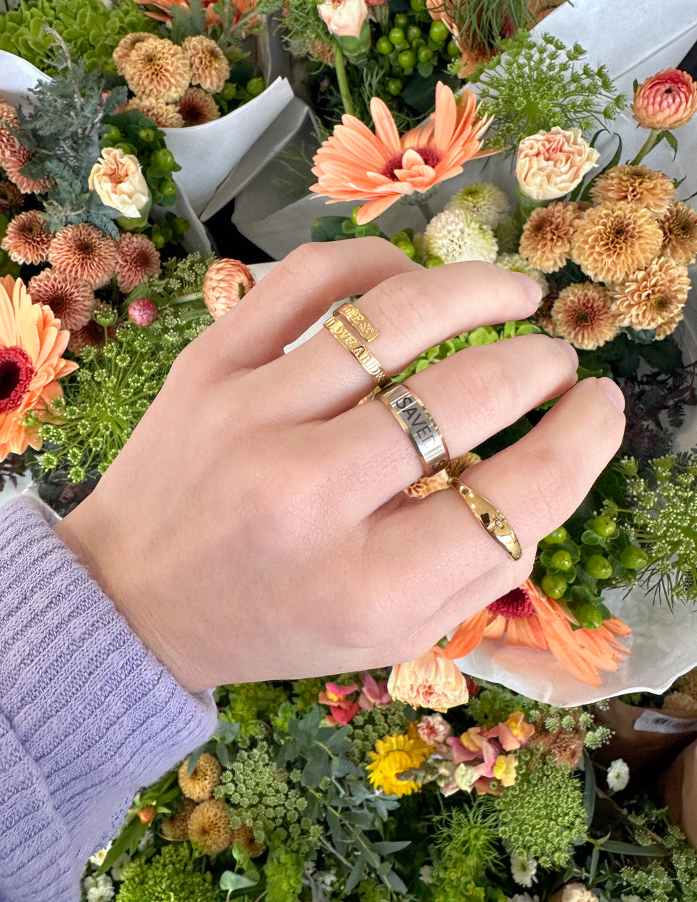 Elevated Faith Cross Gemstone Ring