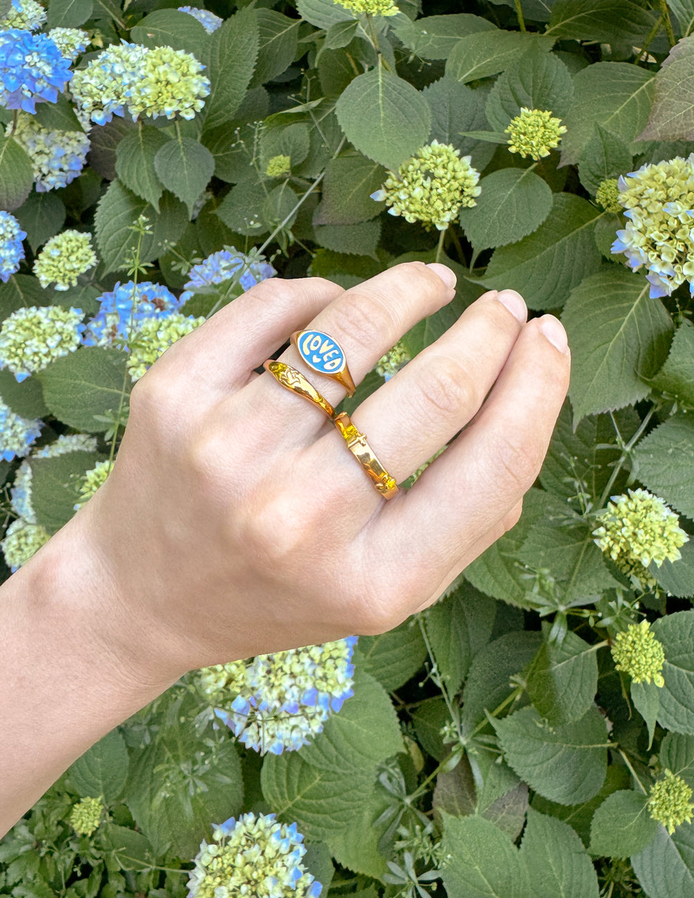 Elevated Faith Loved Oval Signet Ring