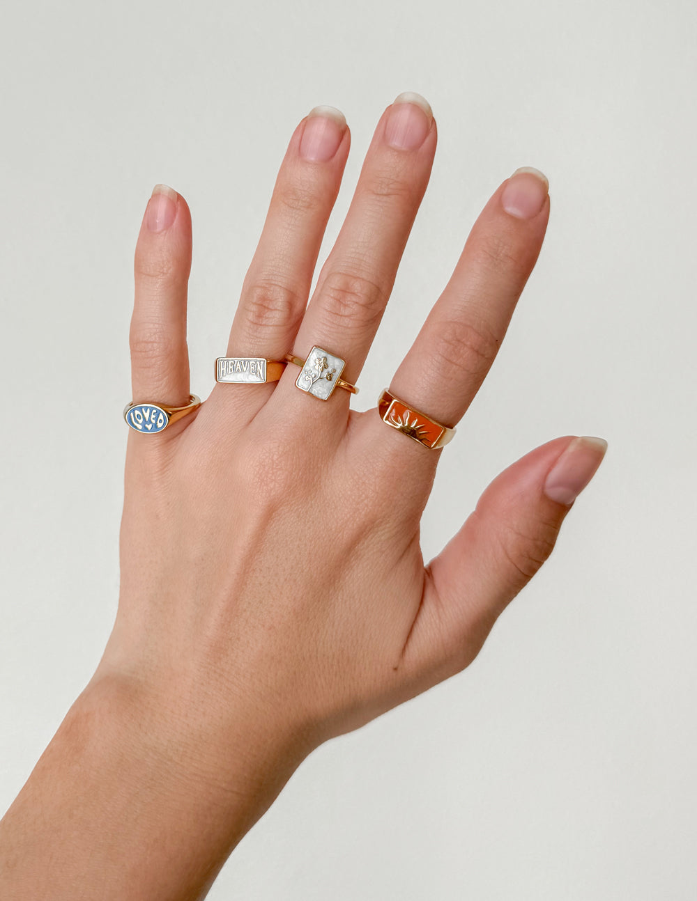 Elevated Faith Loved Oval Signet Ring