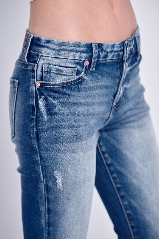 Eco Friendly Crop Flare Jeans