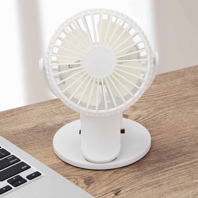 Mini Student Desk Fan USB Powered Three Speed Brushless Motor