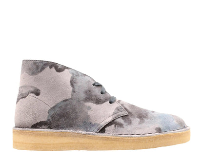 Clarks Originals Desert Coal Men Casual Chukka Boots Blue Camo