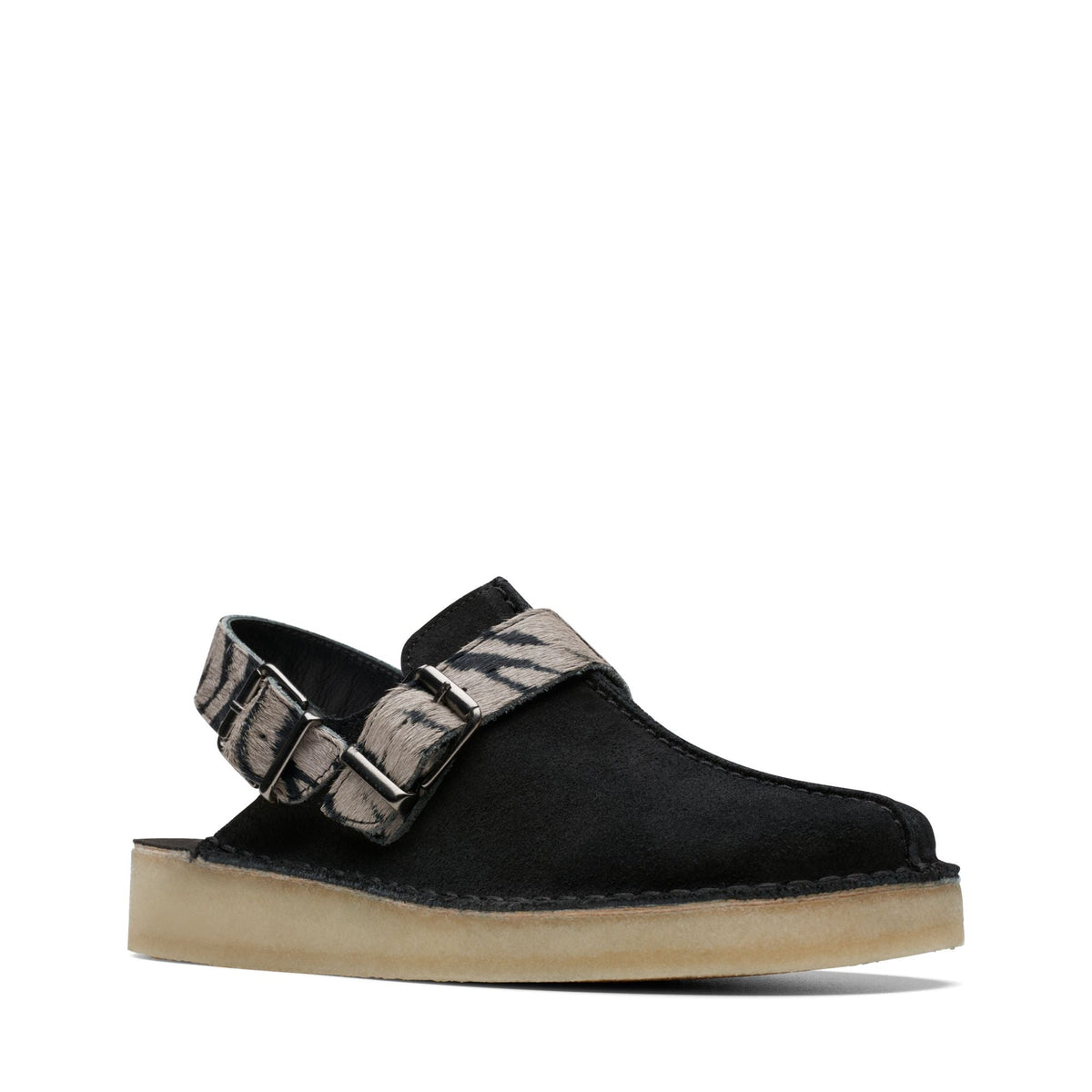 Clarks Women's Trek Mule Zebra Print Mules