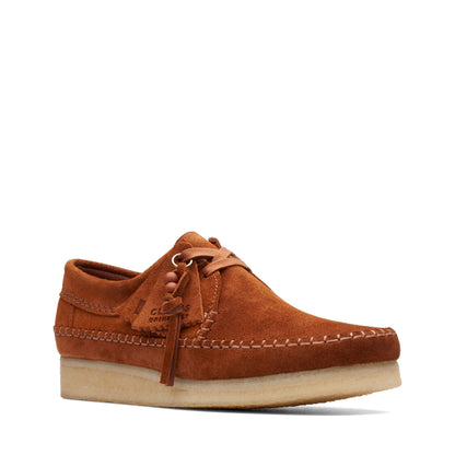 Clarks Women's Weaver Ginger Suede Moccasins