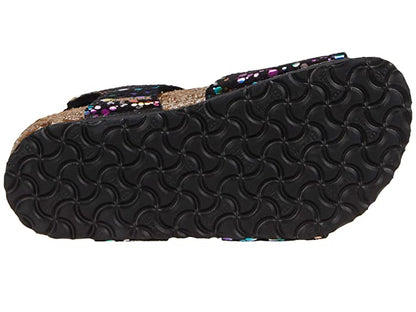 Birkenstock Rio Kids Microfiber Confetti Black