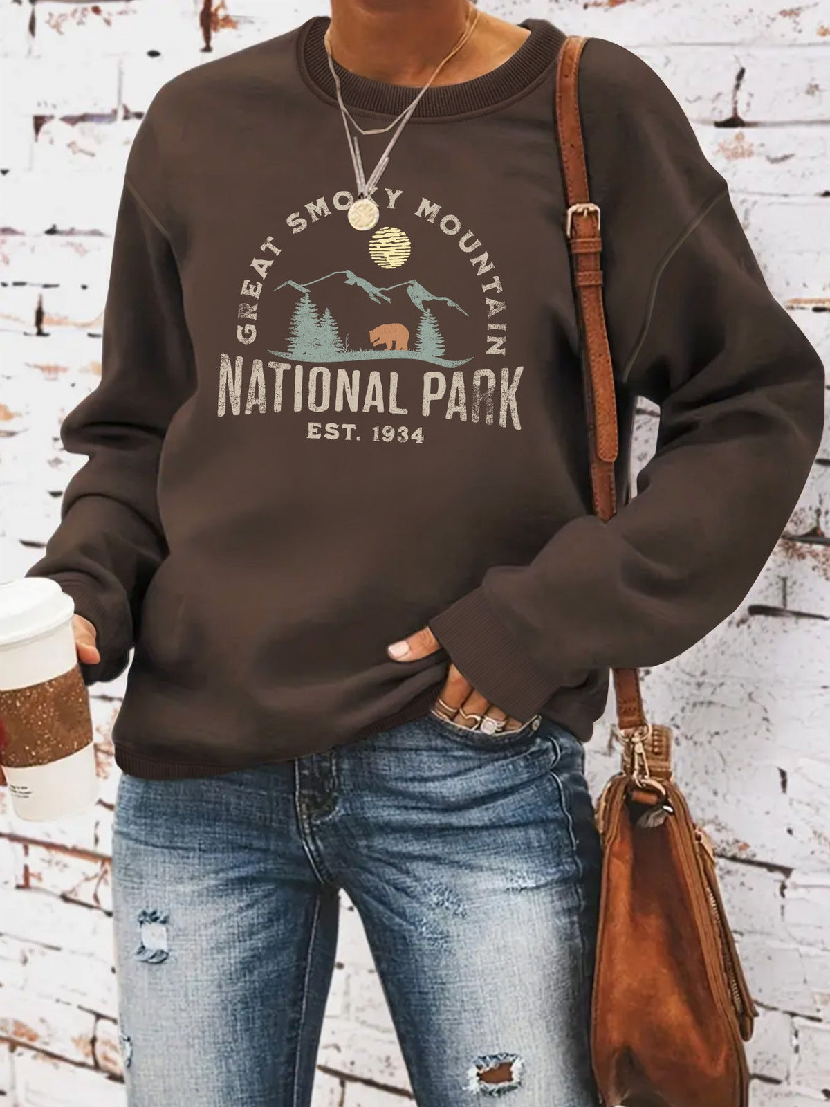 National Park printed hoodie