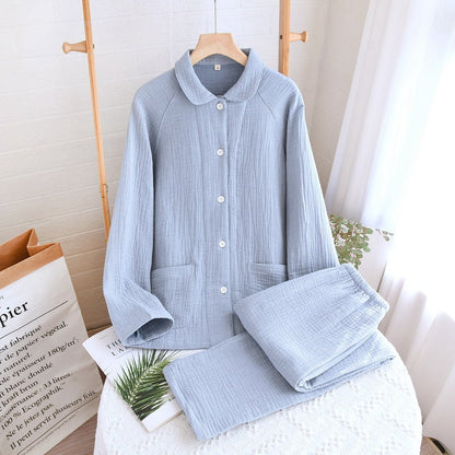 Cotton Gauze Couple Pajama Set