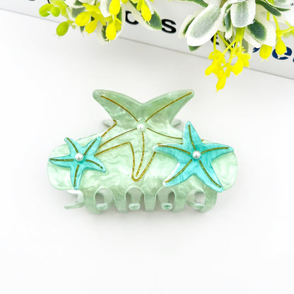 SSR Acetate Pearl Small Starfish Claw Clip