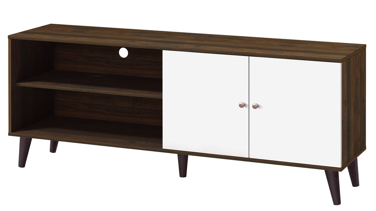 Amidon - TV Stand, With 2 Storage Shelves and 1 Cabinet