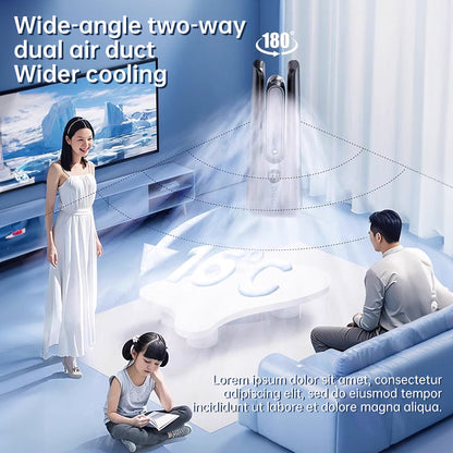 Portable Bladeless Mist Tower Fan