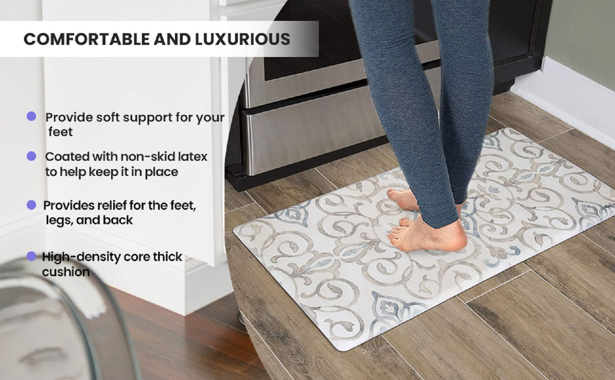 20"x39" Anti-Fatigue Embossed Floor Mat (Rustic Medallion)