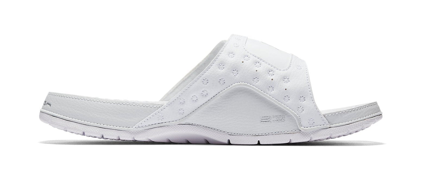 Air Jordan Men's Hydro 13 Retro Slide 'White Metallic Silver' - 684915-100