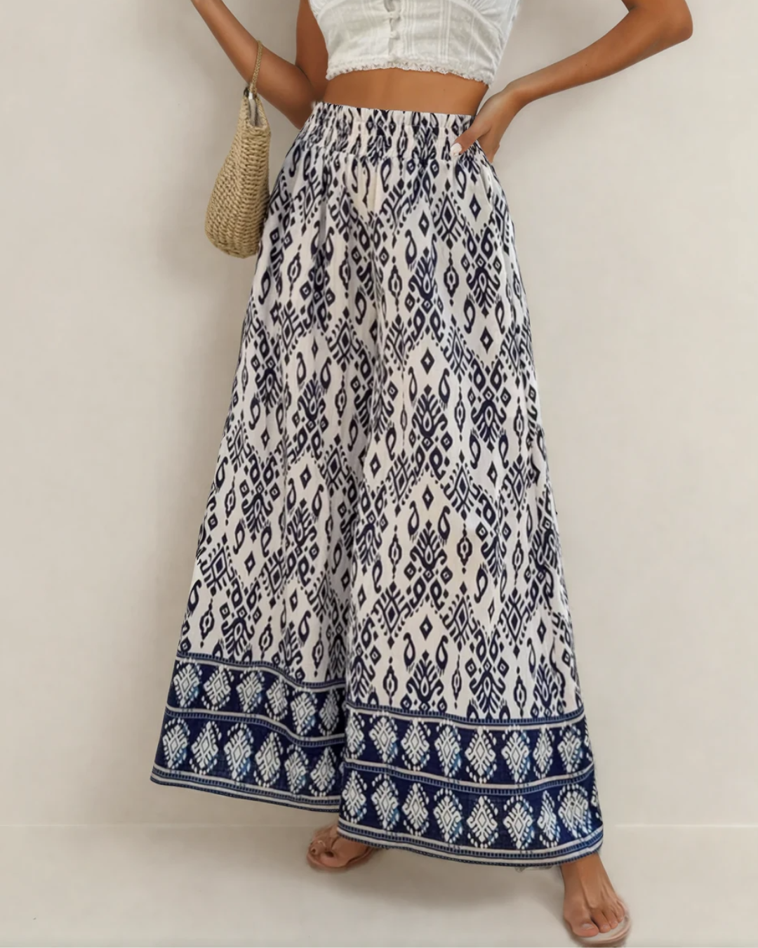 Cherish High Waist Wide Leg Loose Pants