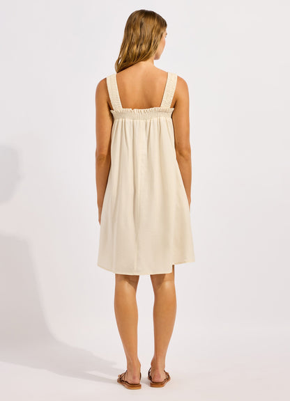 Gathered Band Mini Dress