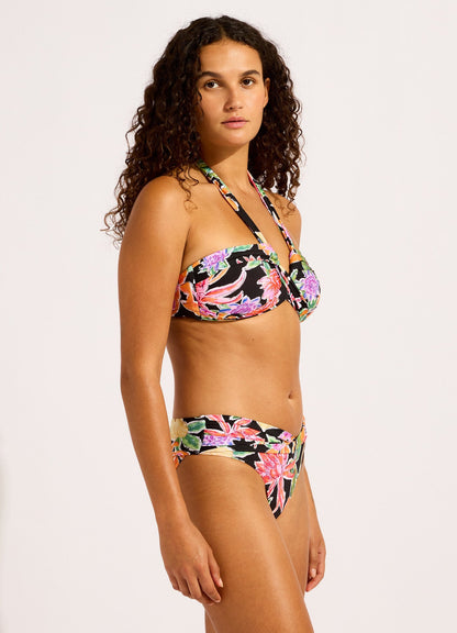 Hothouse Flowers Twist Band Mini Hipster Bikini Bottom