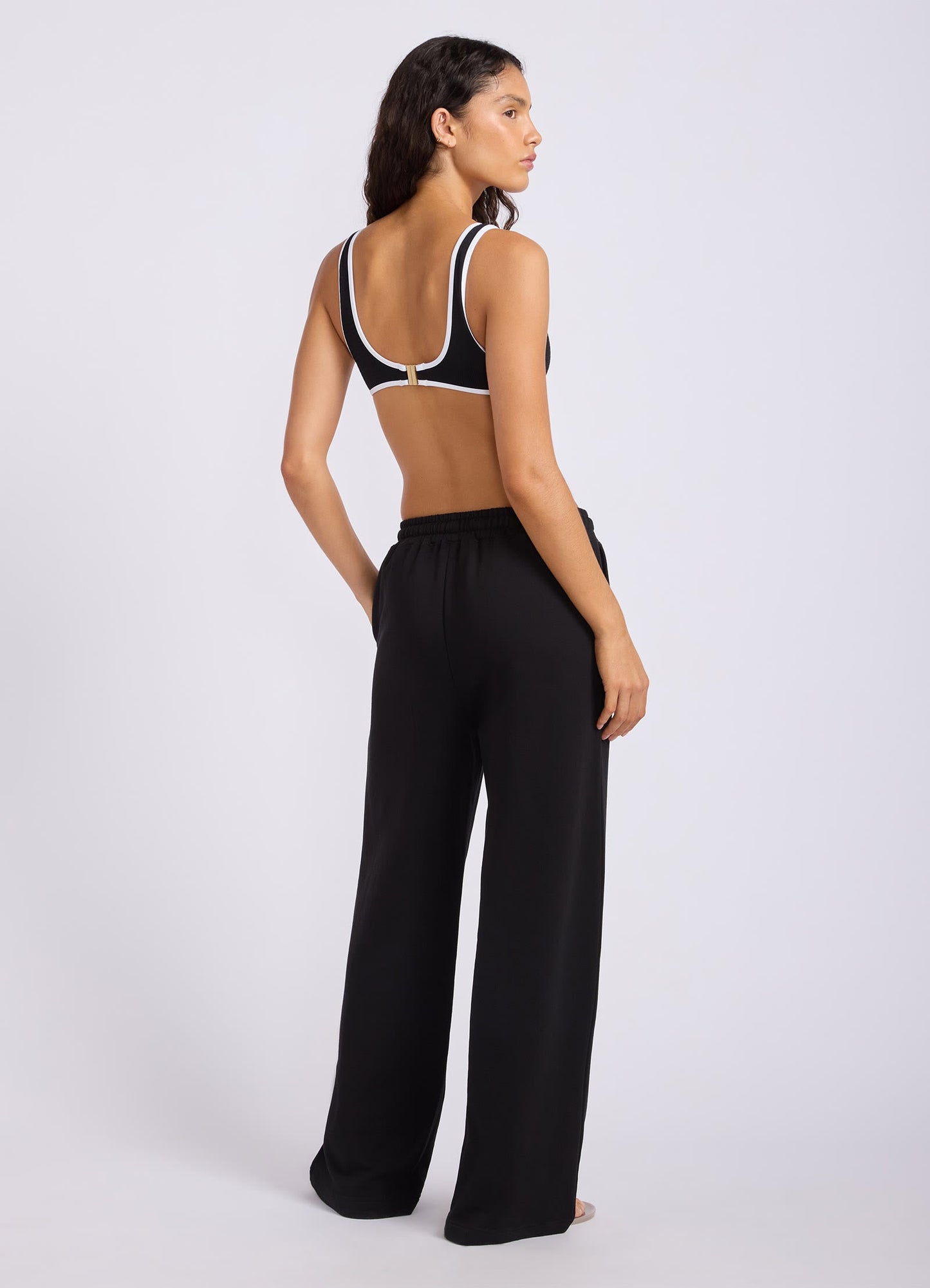 French Terry Wide Leg Pant