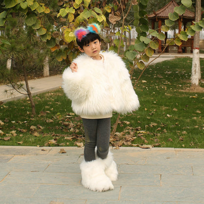 Kids' Faux Fur Coat