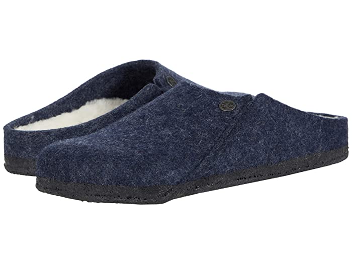Birkenstock Zermatt Shearling Wool Felt Dark Blue