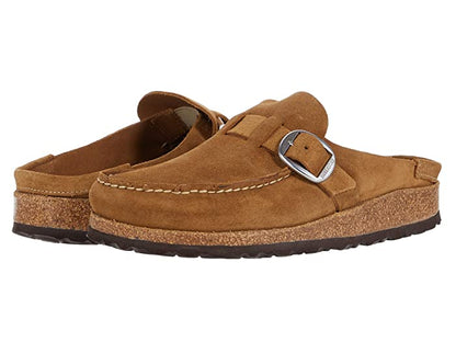 Birkenstock Arizona Shearling Kids Suede Leather Sandals Narrow